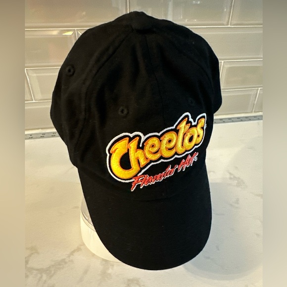 Funko Cheetos Flamin Hot Black Ball Cap Adjustable Embroidered - Picture 1 of 5